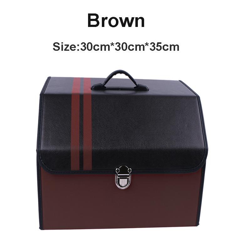 O SHI CAR Organizer Pu Leather Storage Bag Pp Board Складной органайзер в авто с индивидуальным логотипом Водонепроницаемое хранилище