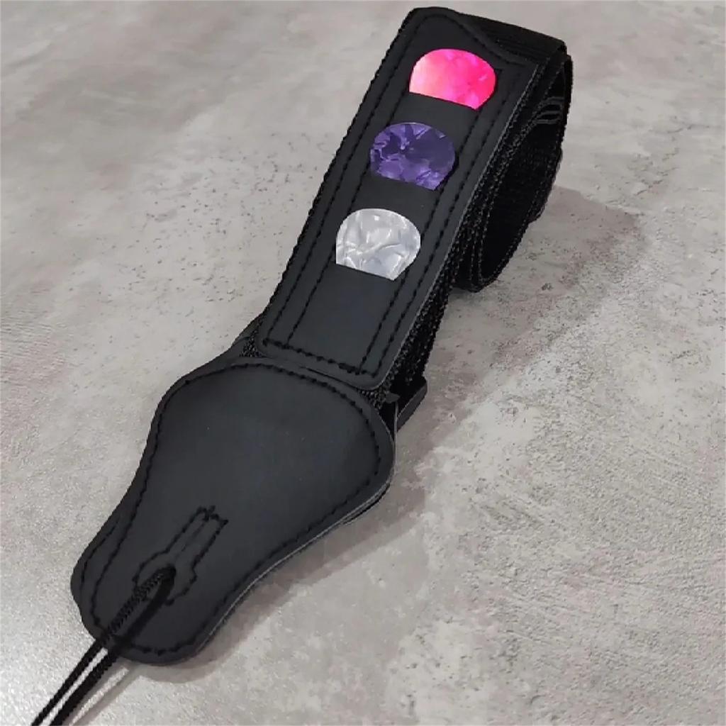 Аксессуары для гитарных ремней Утолщенный и расширенный ремень для электрогитары Укулеле из полиэстера