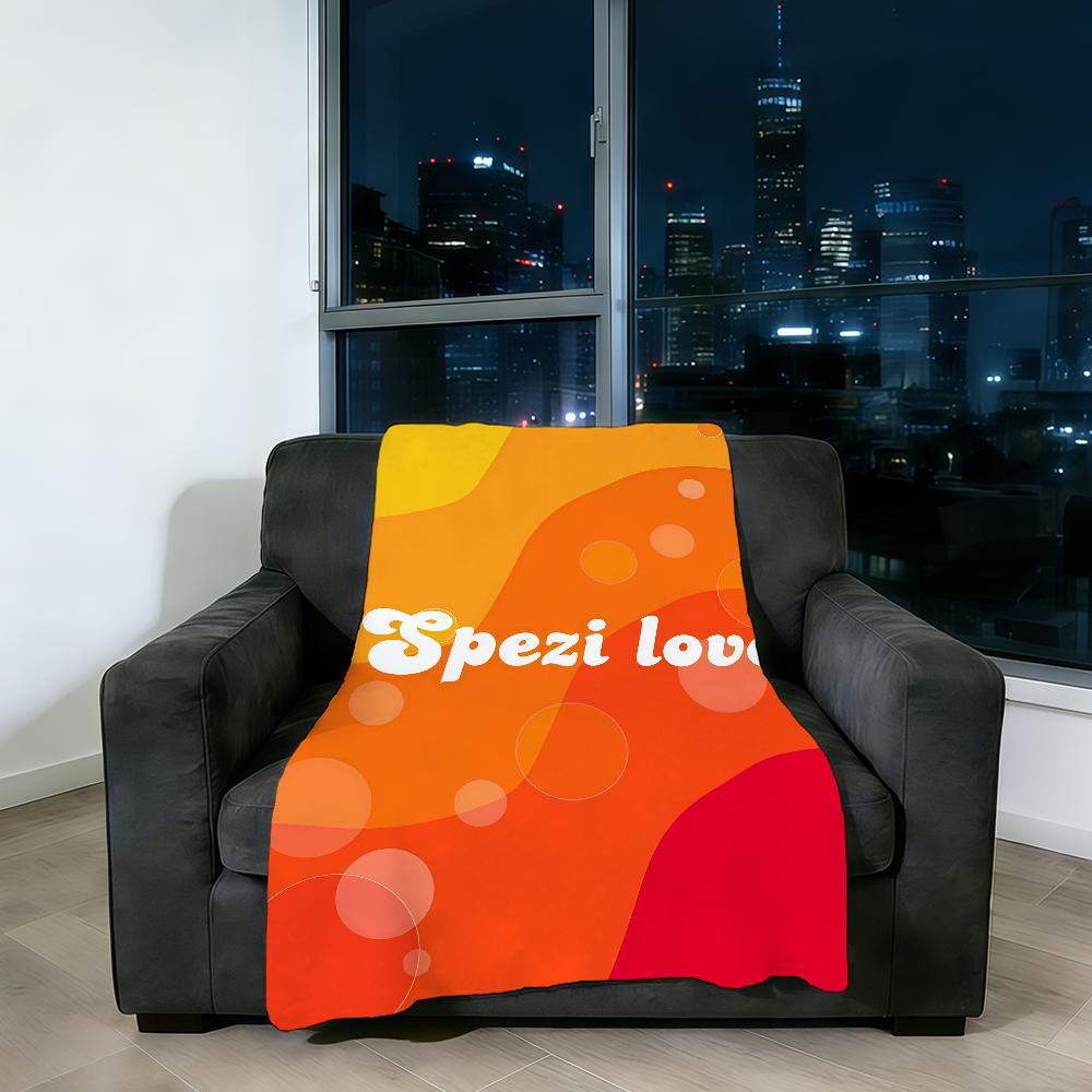 Blanket Super Warm Comfortable Plush Throw Blanket Child Home Spezi-ES P-Paulaner Sofa Bedroom Gift