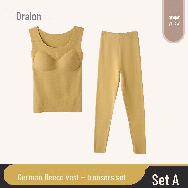 2023 Бесшовный женский теплый жилет на бархатной подкладке