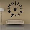 2021 Modern Large Wall Clock 3D Mirror Sticker Unique Big Number Watch DIY Decor