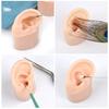 1/2Pcs Silicone Ear Model Impression Taking Training Ear Picking Practice