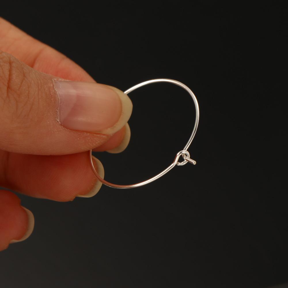 bottle Labeling Wire Hoops for Party,Bar Glass Tags Earring Hoop Material Glass Charm Wine Rings