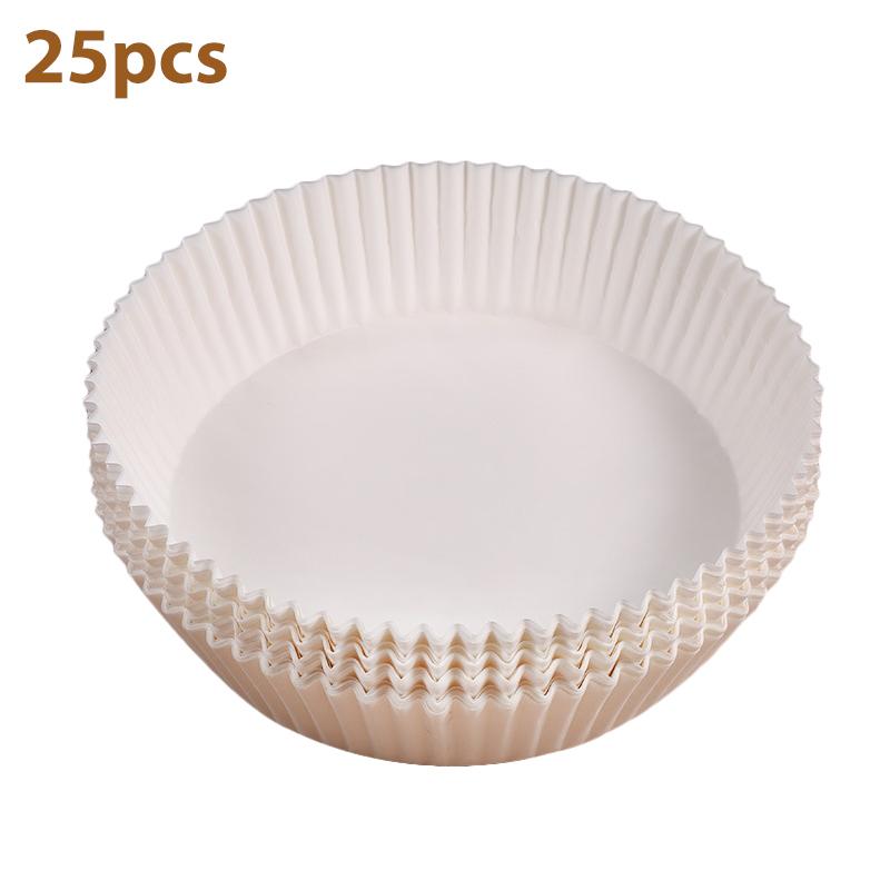 20 см одноразовый бумажный вкладыш для фритюрницы антипригарный коврик пергамент премиум класса древесная масса круглый бумажный вкладыш для пароварки дропшиппинг