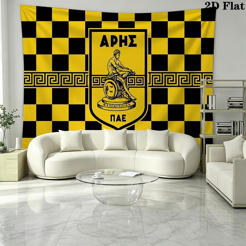 Aris Salónica Wall Tapestry Aesthetic Wall Hanging Printed Fabric Blanket Decorative Tapestries for Bedroom Living Room Home Decor