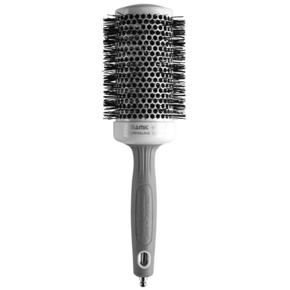 Olivia Garden Ceramic + Ion Round Heat Hair Brush - Non-Electric Professional Blowout for Normal to Thick Hair (2 1/8"