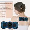 Cervical Pulse Massage Pad EMS Portable Electrotherapy Mini Massager Shoulder and Neck Intelligent Electric Neck Massager