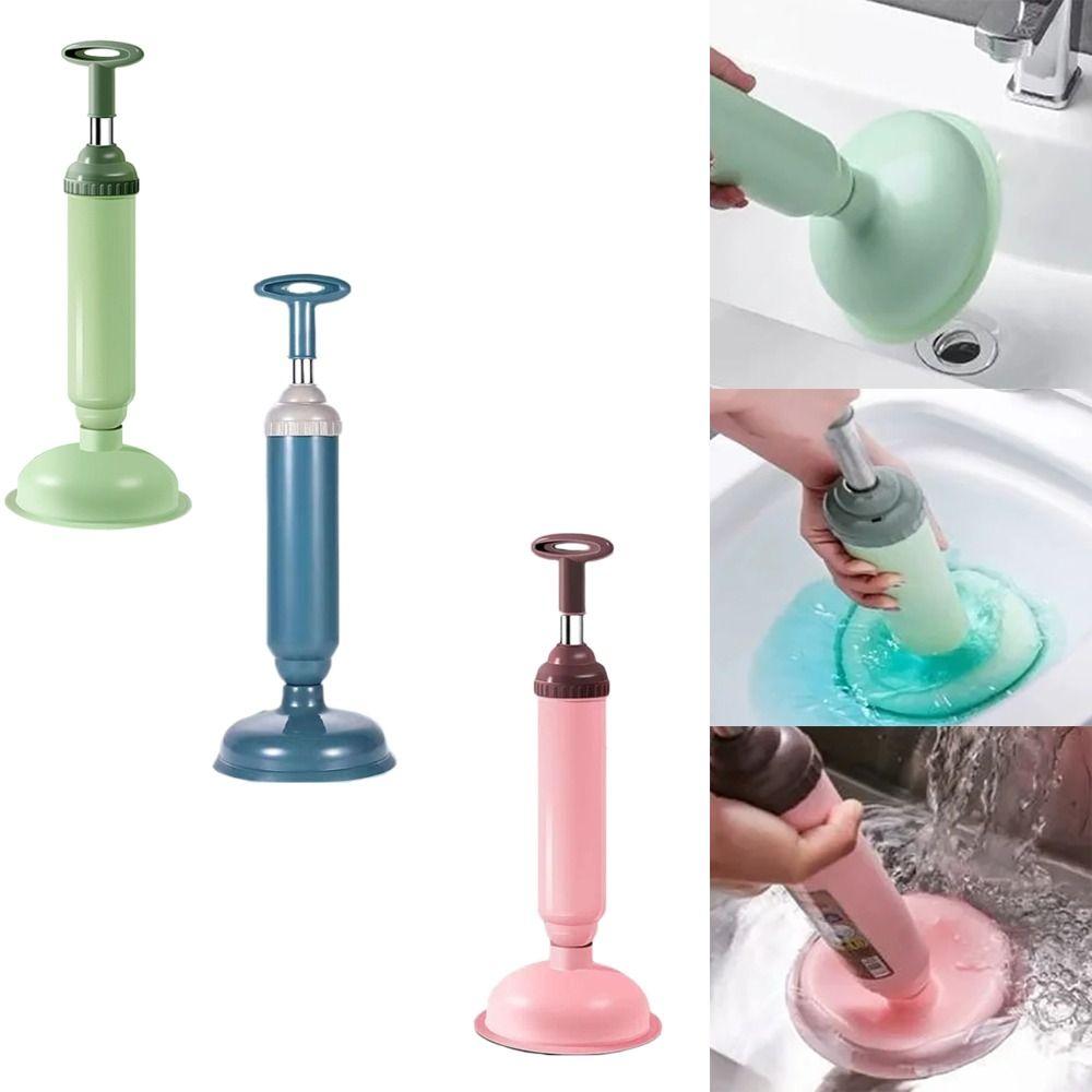 Vacuum Suction Cups Toilet Pipe Plunger Silicone Bathroom Kitchen Sink Unclog Drain Cleaners