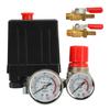 Air Compressor Pressure Switch Control Ball Valve Controller 0?180PSI with Gauge for Replacement