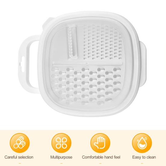 Измельчитель овощей, ручная терка для картофеля, многофункциональная измельчитель сыра, моркови с ящиком для хранения для домашней кухни