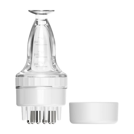 Портативный аппликатор для кожи головы, сыворотка для роста волос, питательное масло, мини-портативная жидкая массажная расческа для корней волос с масштабным дизайном, уход за волосами