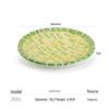 JINMEILI Melamine Faux Bamboo Serving Tray