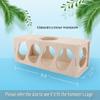 Natural Hamster Wooden Tunnel Exploring Hideout Small Animals Toy Secret Peep Shed  Sugar Gliders