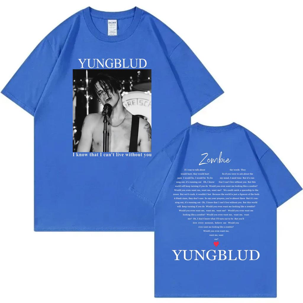 Singer Yungblud Concert Merch Tshirt Men Women Clothing High Quality Fashion Tshirts Summer Casual Cotton Short Sleeve T Shirt