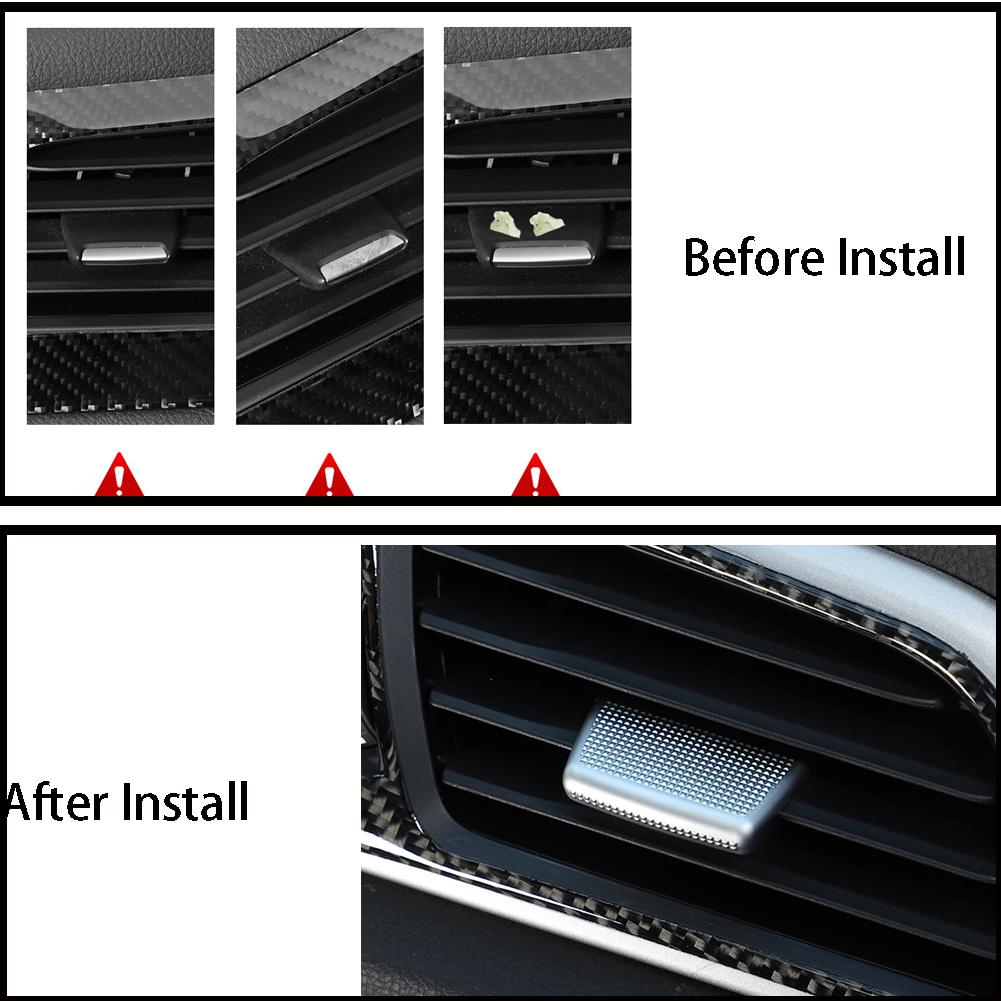 Автомобильный рядный зажим для вентиляционного отверстия кондиционера, зажим для выпускного отверстия для BMW 1 серии E81 E82 E87 E88