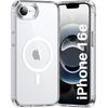 iPhone 16 Case - Transparent Silicone with Integrated Magnetic Circle Phonillico®