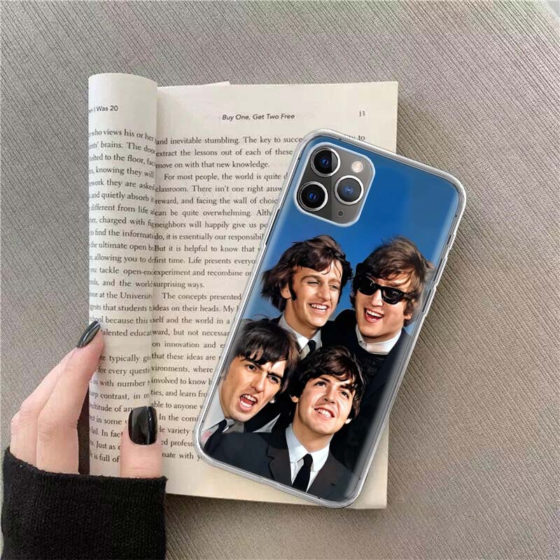 Pretty S-Beatles-B Phone Case For Apple Iphone 12 13 Mini 14 15 Pro 17 Pro Max Air 11 16E 16 Plus Shell Cover Clear TP