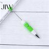 Novelty Rainbow Pens DIY Beadable Pen, Colorful Fancy Beaded Crafting Ballpoint Gift for Students, Party Favors, Creative Office Supplies Decorative