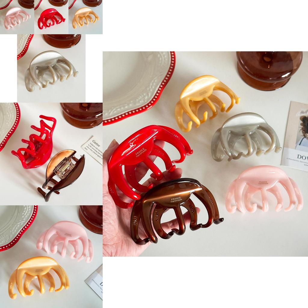 4mm Stylish Thick Acetate Hair Clip With Premium Feel For Elegant Updos And Hairstyles Fashionable