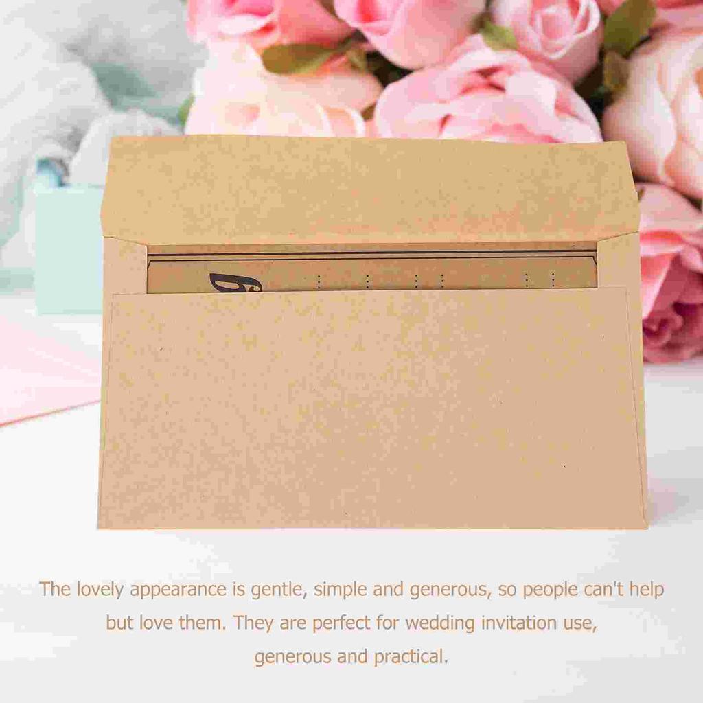 50 шт. Свадебные подарочные открытки из крафт-бумаги, поздравительные приглашения, изысканные приглашения