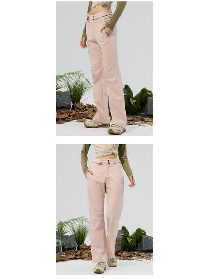 Водоотталкивающие Прочные Уличные Микро-клеш Брюки с Осенне-Зимним Бархатным Теплом