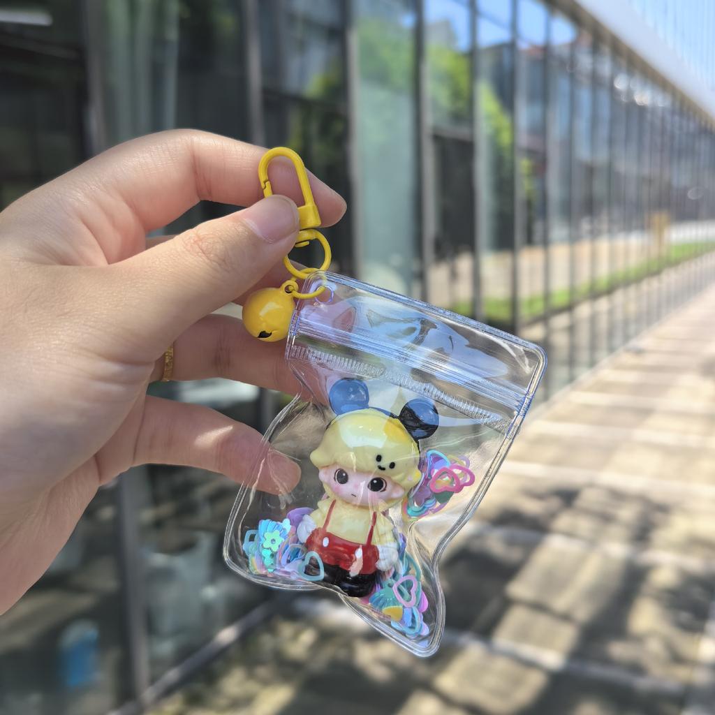 Keychain Pocket Pendant Cute Blind Box Bell Schoolbag Car Pendant