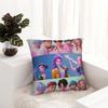 Huntrix Saja Boys KPop Demon Hunters Pillow Case 45x45cm Anime Cushion Cover Novelty Polyester Square Pillow Cover for Fans