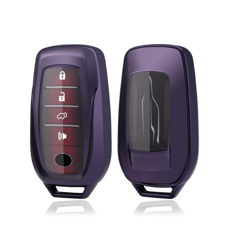 Для Toyota Alphard VELLFIRE PREVIA RAV4 Hilux Fortuner Land Cruiser ДЛЯ Мягкий TPU чехол для ключа с полной защитой, чехол для ключа