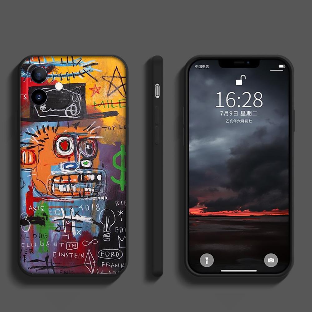 GX103 Жан-Мишель Баския, мягкий силиконовый чехол для iPhone 13 12 Mini 11 Pro XS Max XR X 8 7 6 6S Plus 5 5S SE 2020