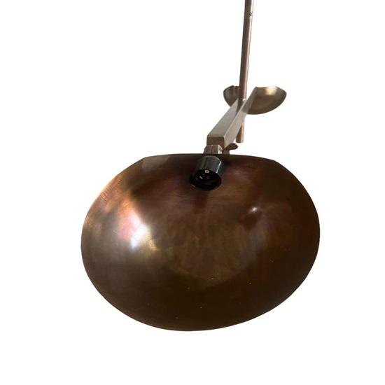 Современная латунная люстра-спутник с регулируемым кронштейном середины века, потолочный светильник на шесть ламп, освещение для зала, гостиной