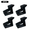 1/2/4pcs Window Stoppers Anti-Collision Door Clamps Sturdy Plastic Track Clip Fixer Balcony Isolators Indoor Ventilation Tools
