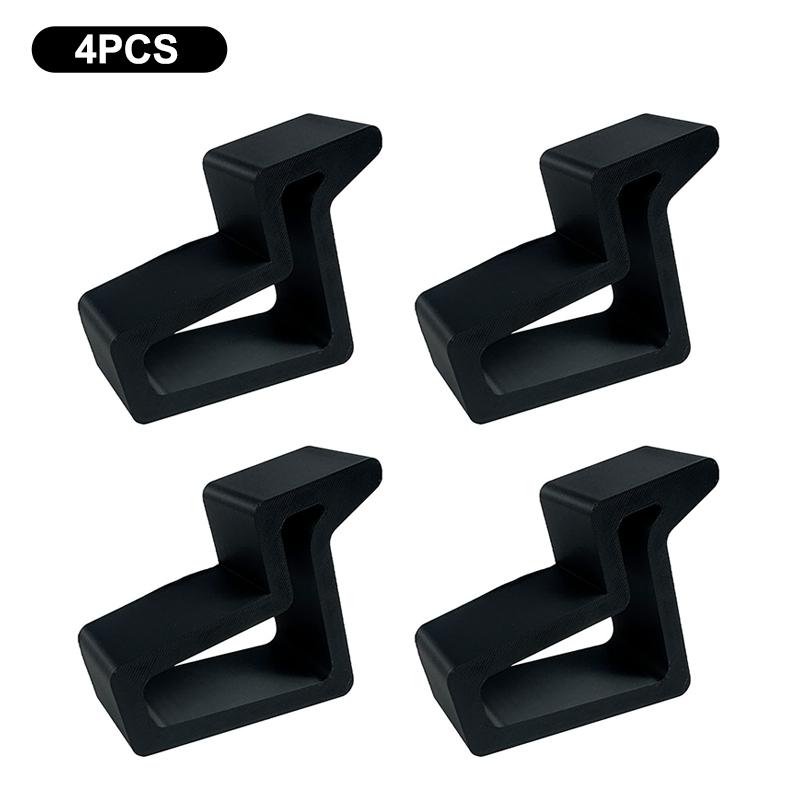 1/2/4pcs Window Stoppers Anti-Collision Door Clamps Sturdy Plastic Track Clip Fixer Balcony Isolators Indoor Ventilation Tools