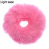 Girls Hair Accessories Fur Hair Scrunchies Ponytail Holders Pom Pom Hair Tie Elastic  Hair Bands