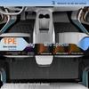 Комплект полноразмерных ковриков TPE для пола и багажника Roewe D6