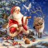 Санта-Клаус DIY 5D алмазная живопись полная круглая дрель стразы мозаика Рождественская Алмазная вышивка наборы крестиков настенное искусство