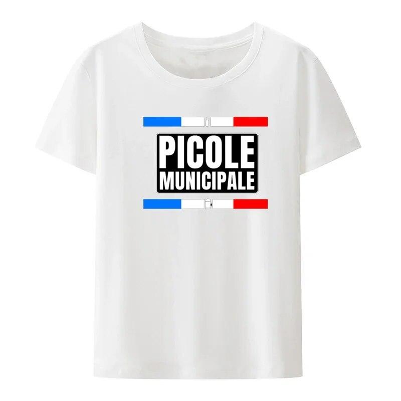 Футболка Picole Nationale с кавайным принтом, футболки с принтом существ и юмора, повседневная уличная одежда, топы унисекс, одежда унисекс, хлопок