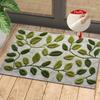 Vintage Autumn Leaf Fluffy Soft Doormat Non Slip Absorbent Indoor Entry Floor Mat