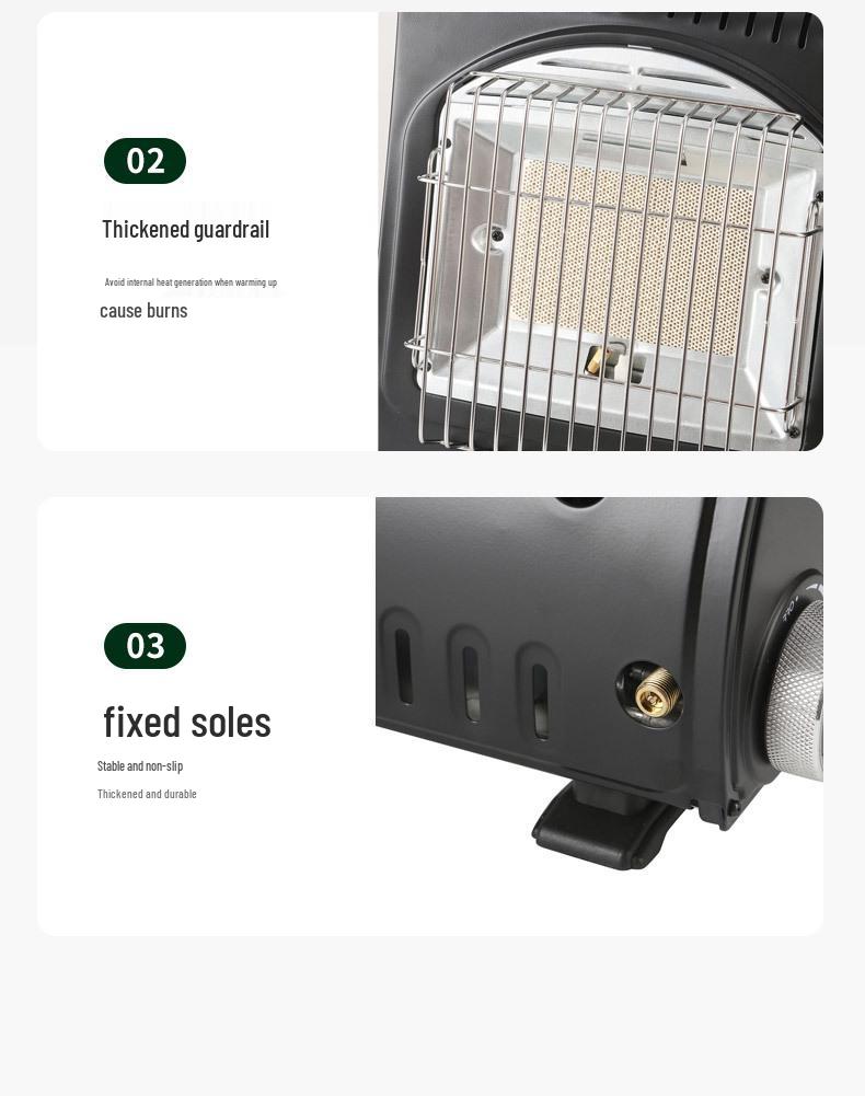 Портативный газовый кассетный обогреватель для палаток для кемпинга