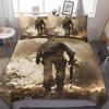 3D C-Call Of D-Duty Warzone duvet cover and pillowcase. Bedding set King/Queen, bedroom decoration for boys and girls gift