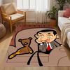 Mr. Bean's Adventure Themed Anti-Slip Rugs - Polyester Home Decor, Suitable for Bedrooms, Living Rooms, Doorways, Studios, and Decorations