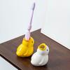 Cute Duck Toothbrush Holder High Durability Easy To Clean Animal Shaped Toothbrush Storage Rack Bathroom Decoration