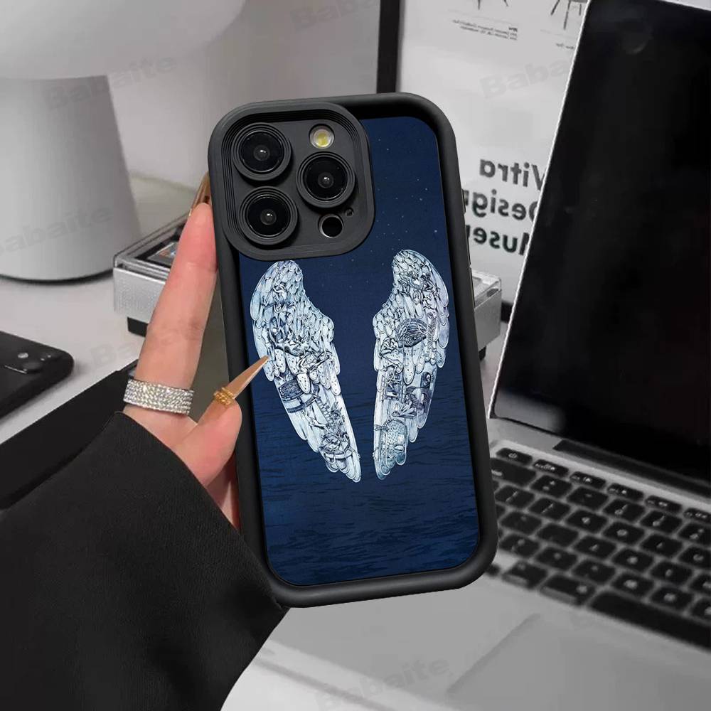 Музыка Луны Группа Coldplay Для IPhone 17 15 13 12 11 14 Pro Max X XR XS 16 Plus Ударопрочный Конфетный Задний Чехол