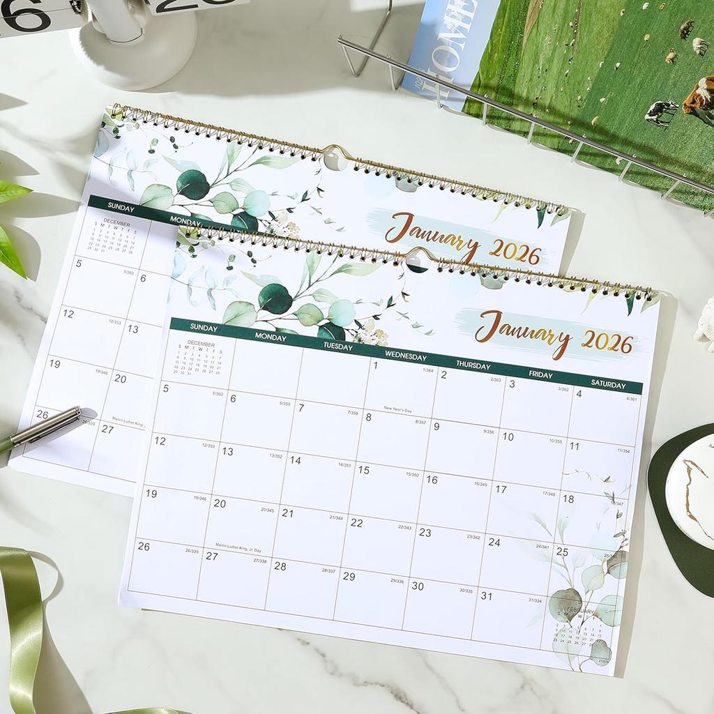 2025-2027 Wall Calendar - Jul 2025 - Jun 2027, Calendar 2025-2027, 14.8" x 11.4", 2025 Calendar with Large Blocks Space, Twin-Wire Binding, Hanging