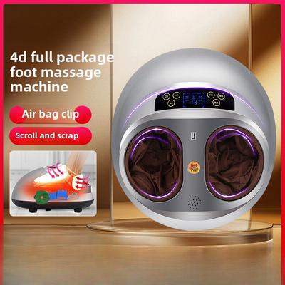 Массажер для ног 6D, аппарат для терапии ног с полным обертыванием, автоматический массажер для ног, разминающий пресс-массажер для ног
