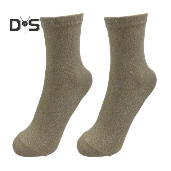 Женские блестящие носки до щиколотки, блестящие металлические носки, женские блестящие носки с ворсом, летние тонкие хлопковые носки для женщин и девочек