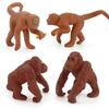 Education Monkey Action Figures PVC Material Orangutan Gorilla Model  Christmas Gift