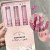 Очень блестящая помада от gloss Korean ReA Cute, пигментированная, Rom&nd. Прозрачная, стойкая помада. Увлажняющий, мерцающий, стойкий