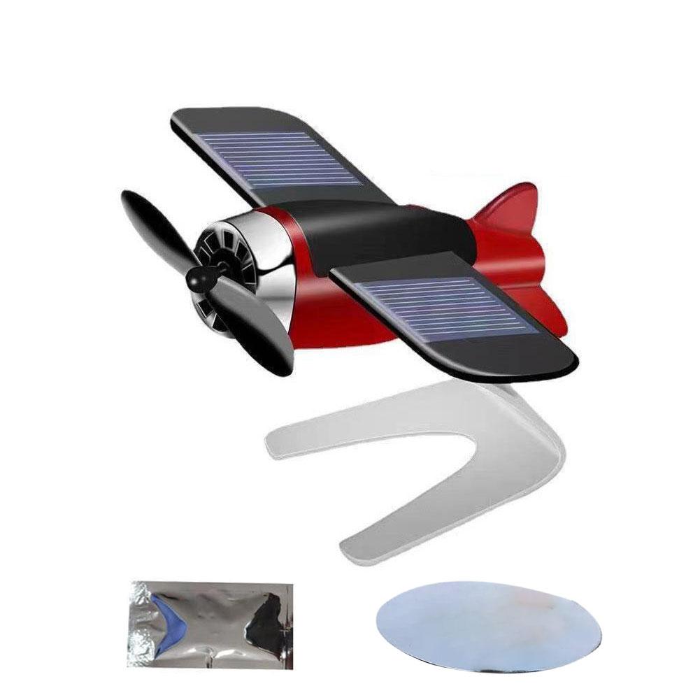 Автомобильный освежитель воздуха Индивидуализация Модель самолета на солнечных батареях Для центральной консоли автомобиля Украшение автомобильного интерьера Аксессуары W5K8