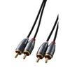 Elecom Audio Cable RCA To RCA Red White 1m Plays L/R Sounds Low Signal Distortion and Transmission Loss Music Player/CD Radio Cassette Player/Compo Am