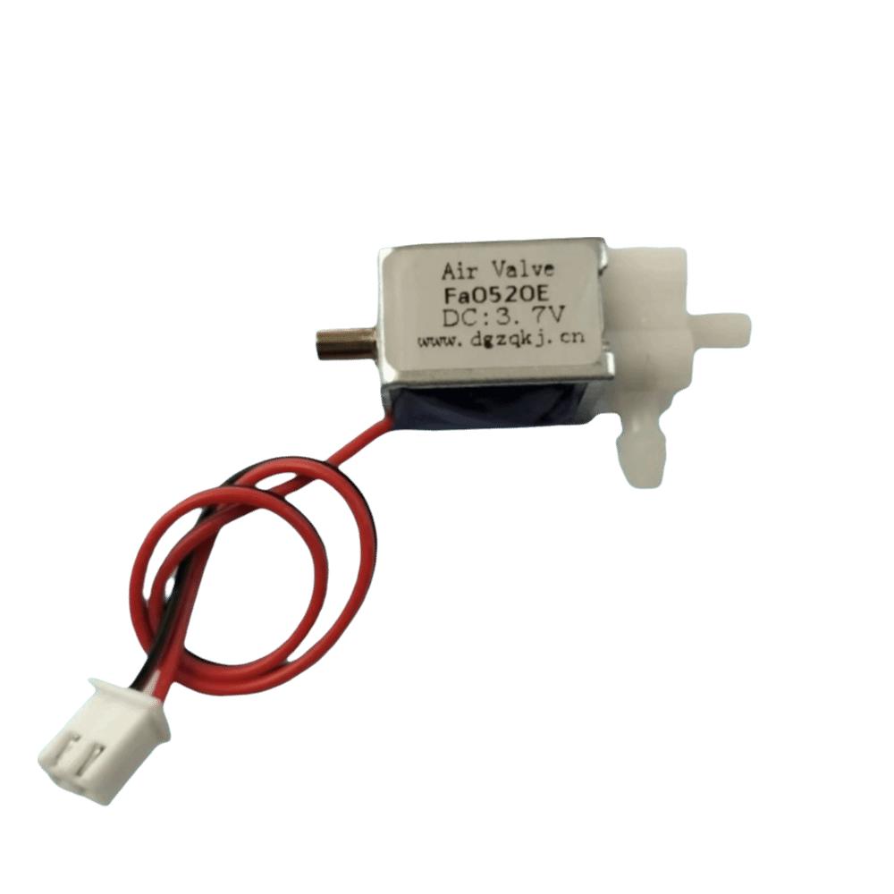 Plastic Mini Electric Solenoid Valve 24V DC Gas Flow Control Valve Micro Air Flow Control Valve